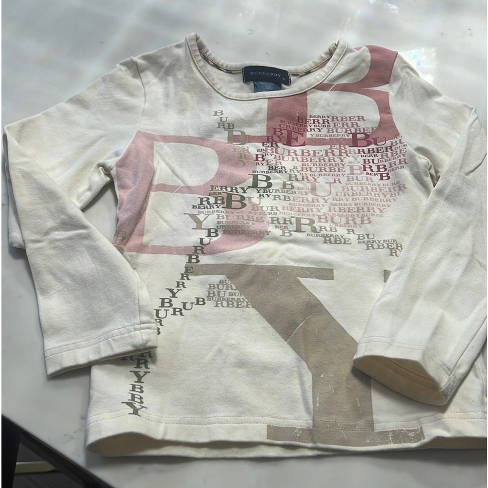 Burberry long sleeve warm shirt